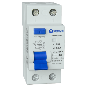 Interruptor diferencial 300mA 1P+N x 25A Tipo AC