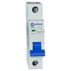 Interruptor magnetotérmico 6kA 1 polo x 10A