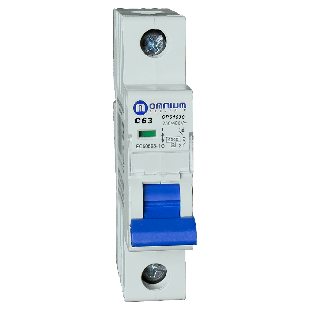 Interruptor magnetotérmico 6kA 1 polo x 63 A